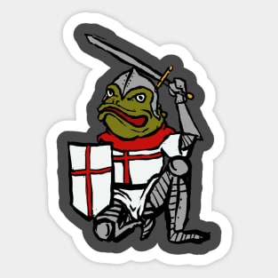 Chevalier grenouille Sticker